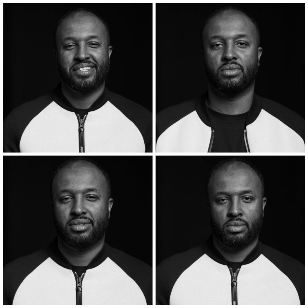 Grid of HXOUSE founder Ahmed Ismail portraits