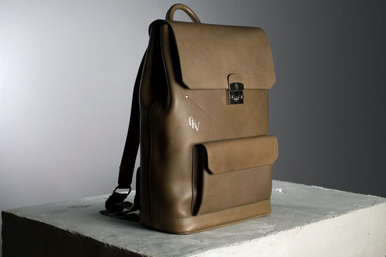 OKV leather backpack