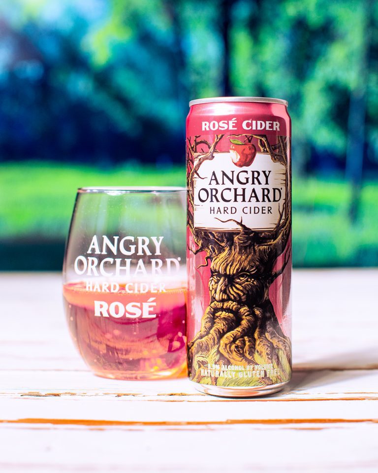 Angry Orchard Rosé is in the rare red-fleshed apples that are used as part of the blend, called Amour Rouge